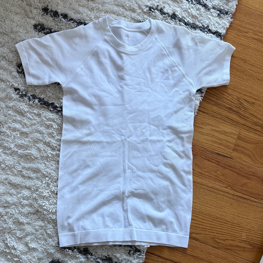 Sweaty Betty White Short-Sleeve Performance Top